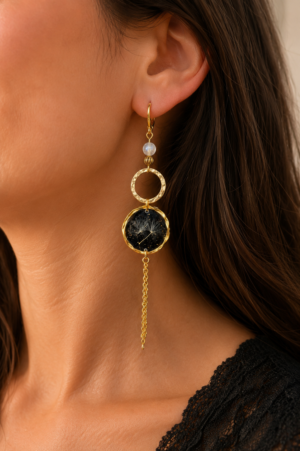 Boucles d’oreilles « Éclat de Pissenlit