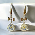 Boucles d’oreilles argentées Véronique de Perse & petits noeuds - Aux fleurs de Chloé Boucles d’oreilles argentées Véronique de Perse & petits noeuds Boucles d’oreilles Boucles d’oreilles