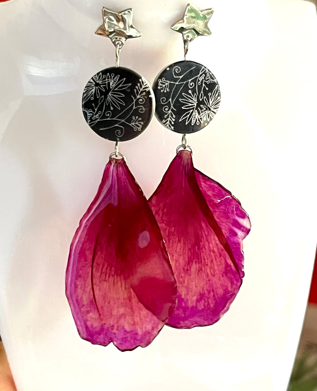 Boucles d’oreilles Éclat de Camélia