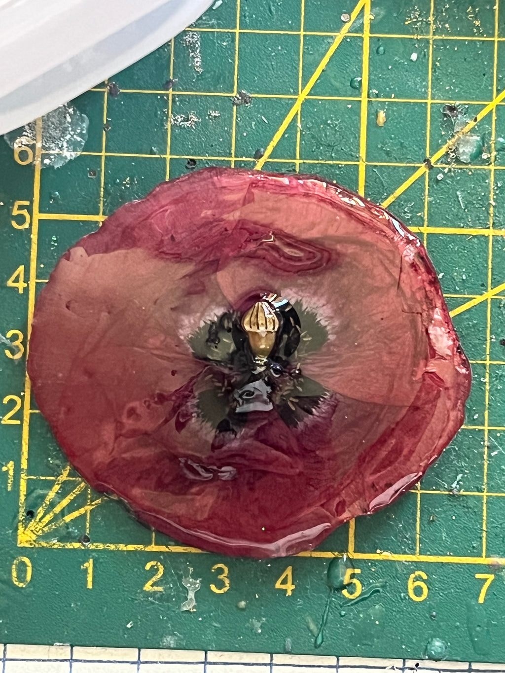 Broche Coquelicot Naturel