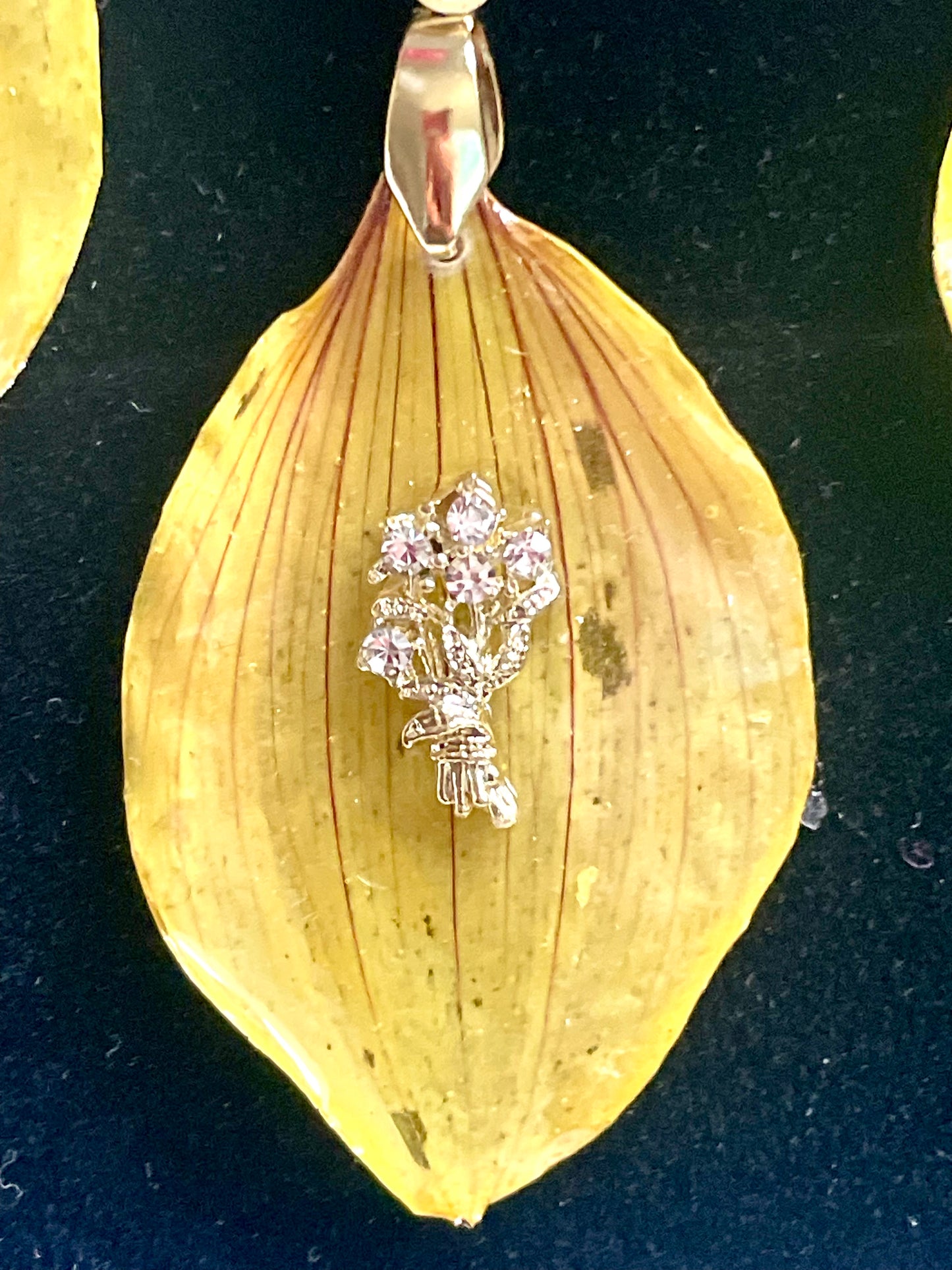 Parure bijoux pétales Dahlia