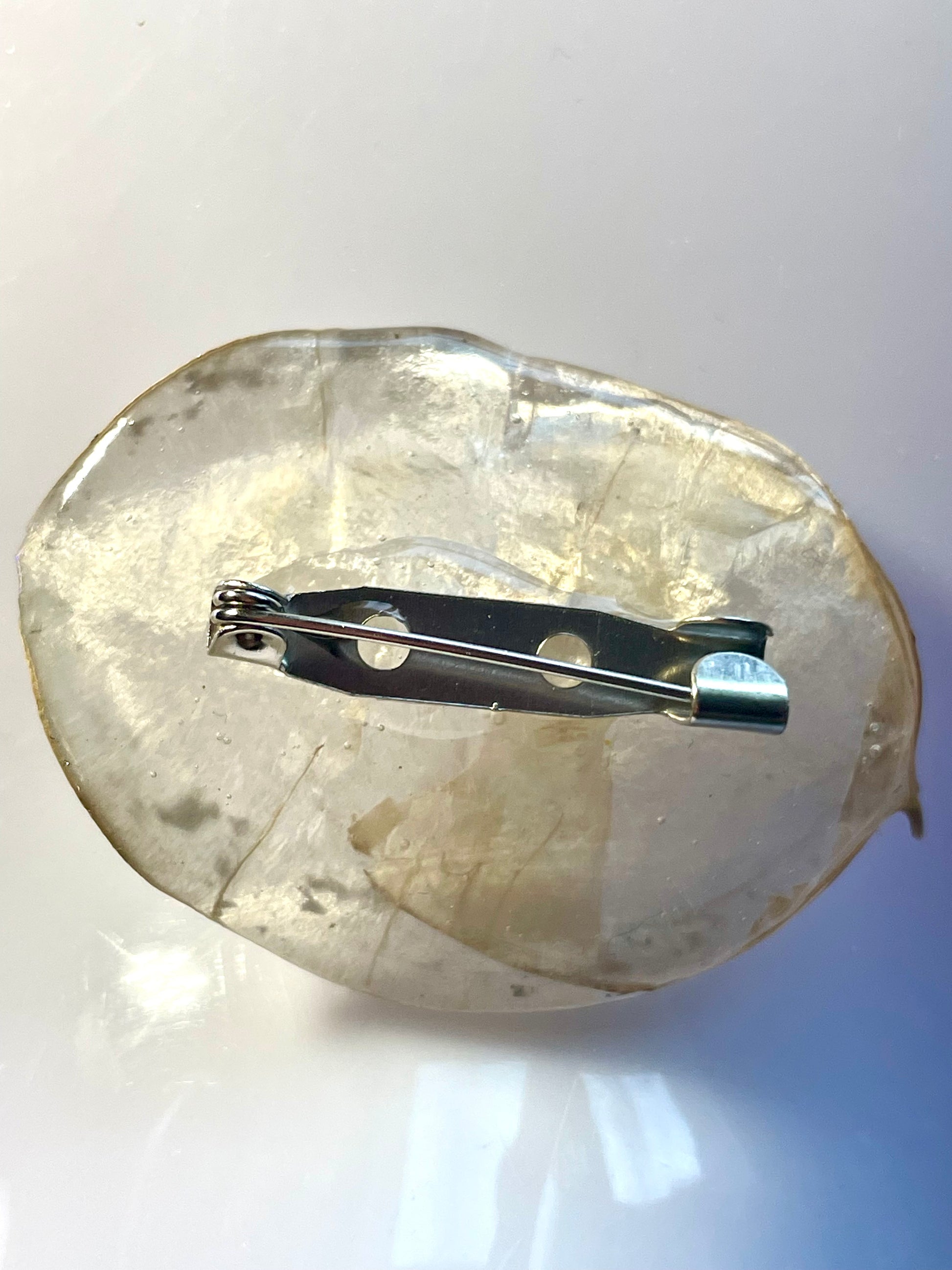 Broche Monnaie du Pape - Aux fleurs de Chloé Broche Monnaie du Pape Broche Broche