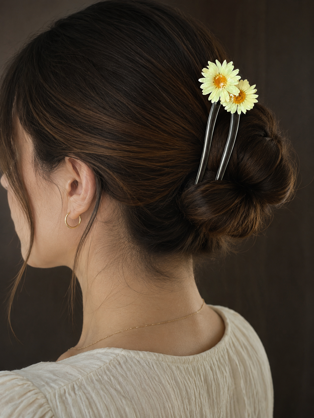 Épingle cheveux Marguerites