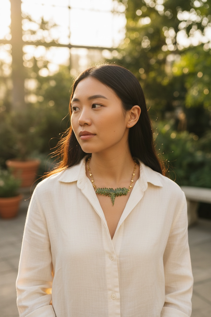 Collier Fougères Gaia