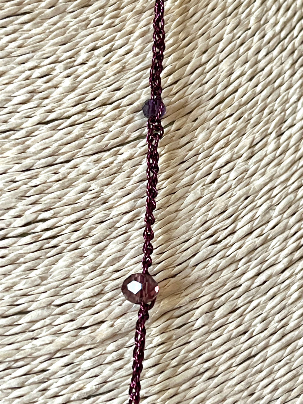 Encapsulated Purple Pansy Pendant Necklace - Handcrafted Bohemian Style