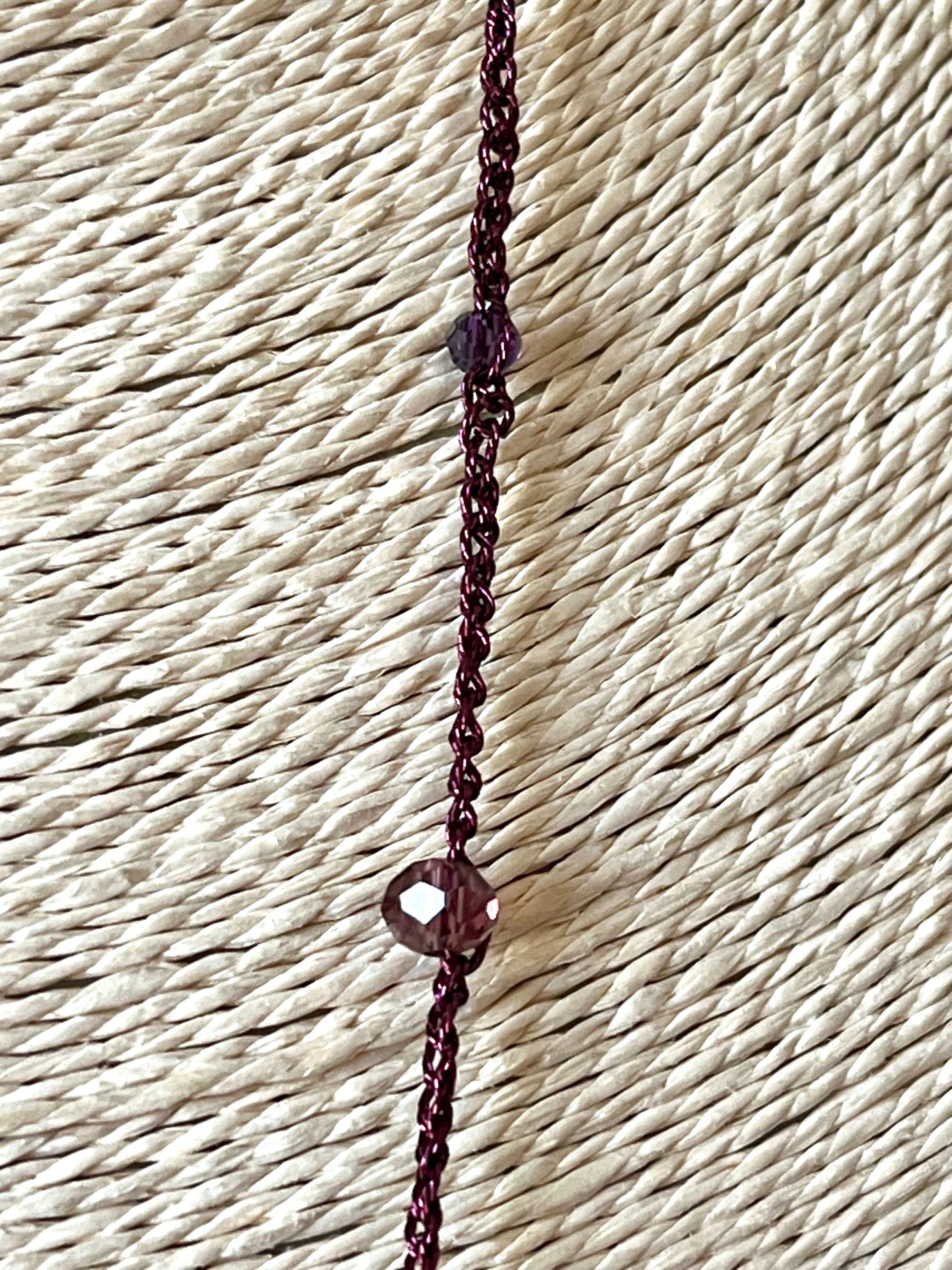 Encapsulated Purple Pansy Pendant Necklace - Handcrafted Bohemian Style