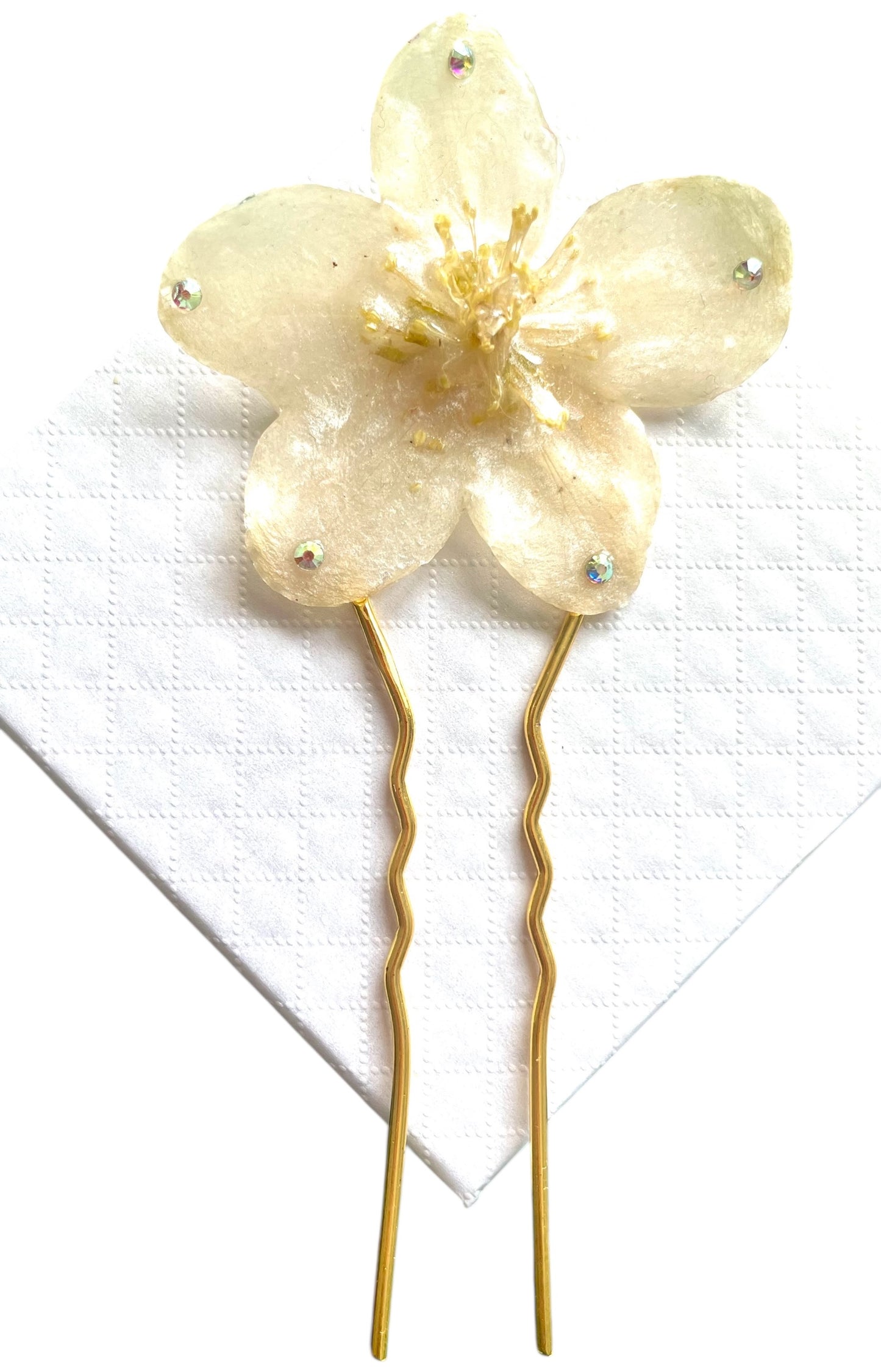 Épingle à cheveux Hellébore