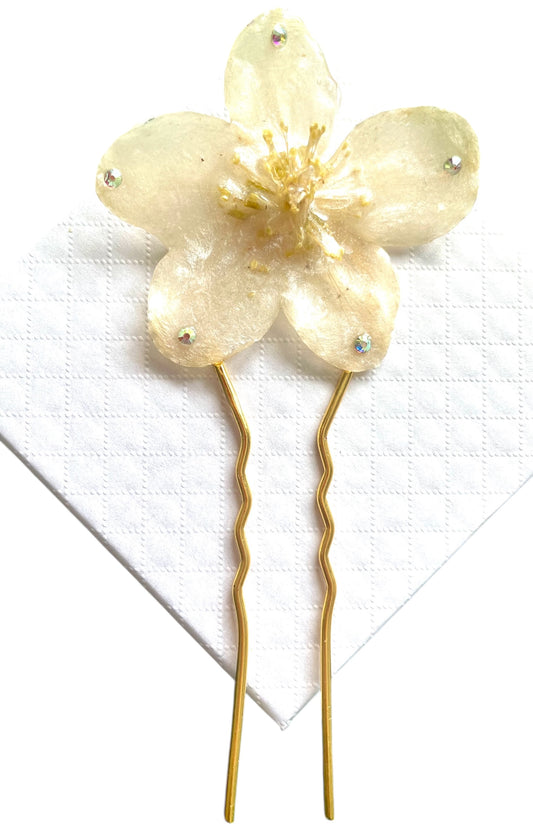 Épingle à cheveux Hellébore