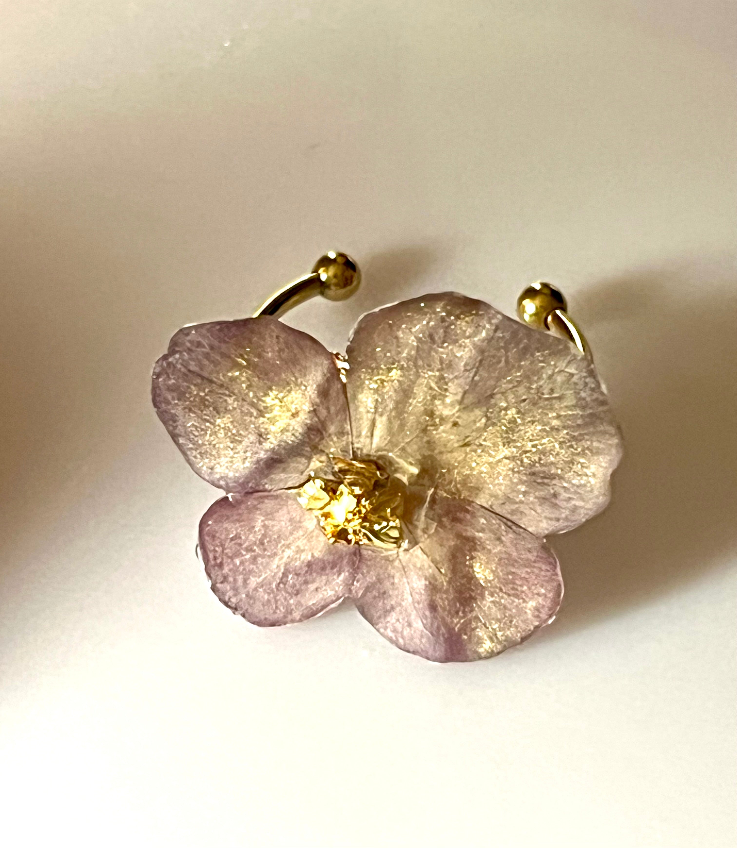 Bague hortensia naturel