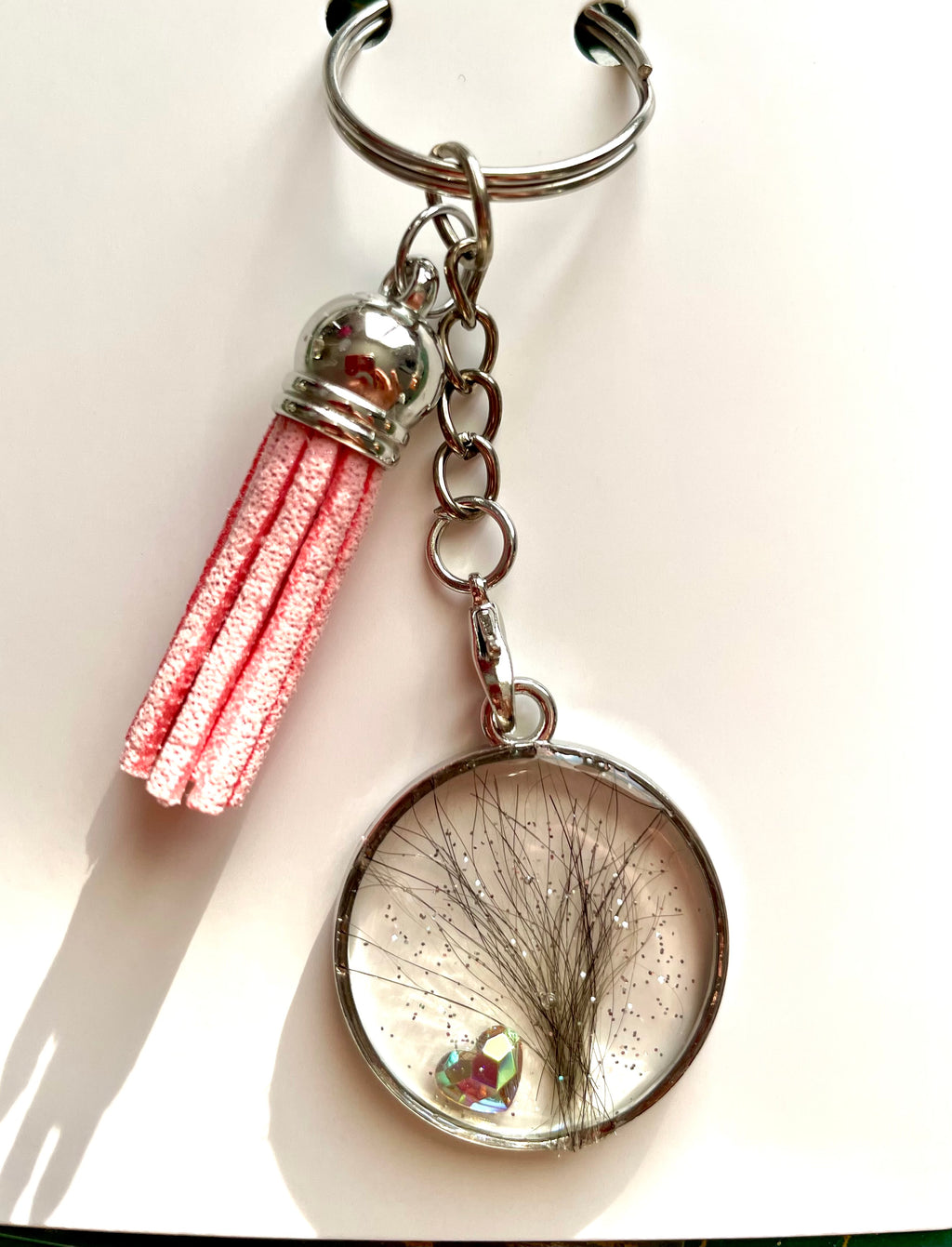 Porte clés médaillons souvenirs
