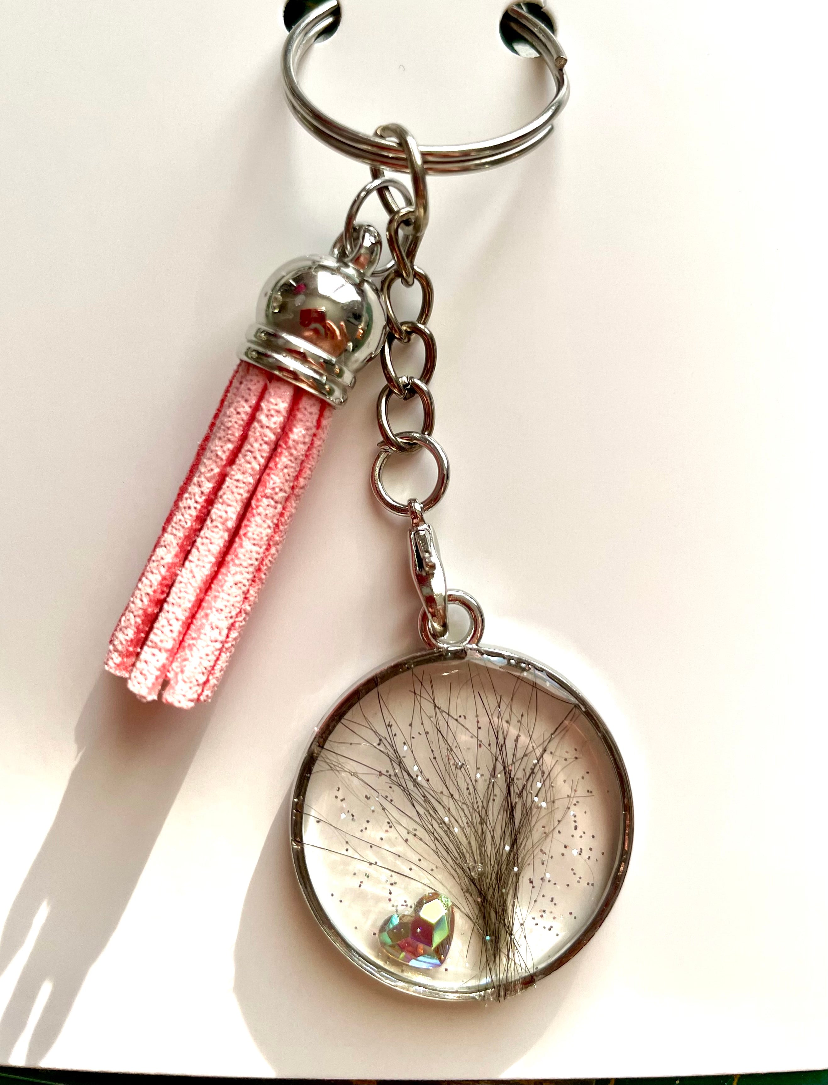 Porte clés médaillons souvenirs