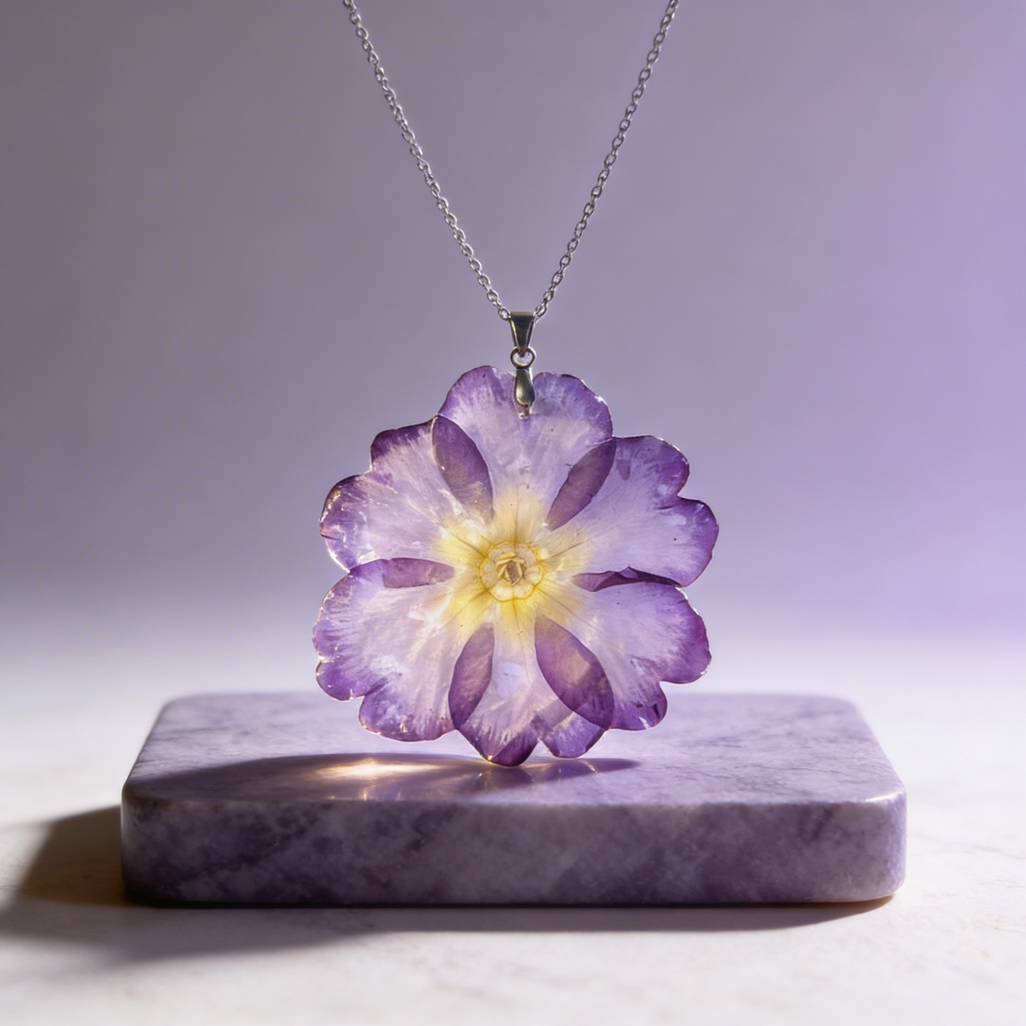 Collier grande fleur de Primevère