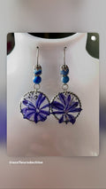 Boucles d’oreilles Agapanthe