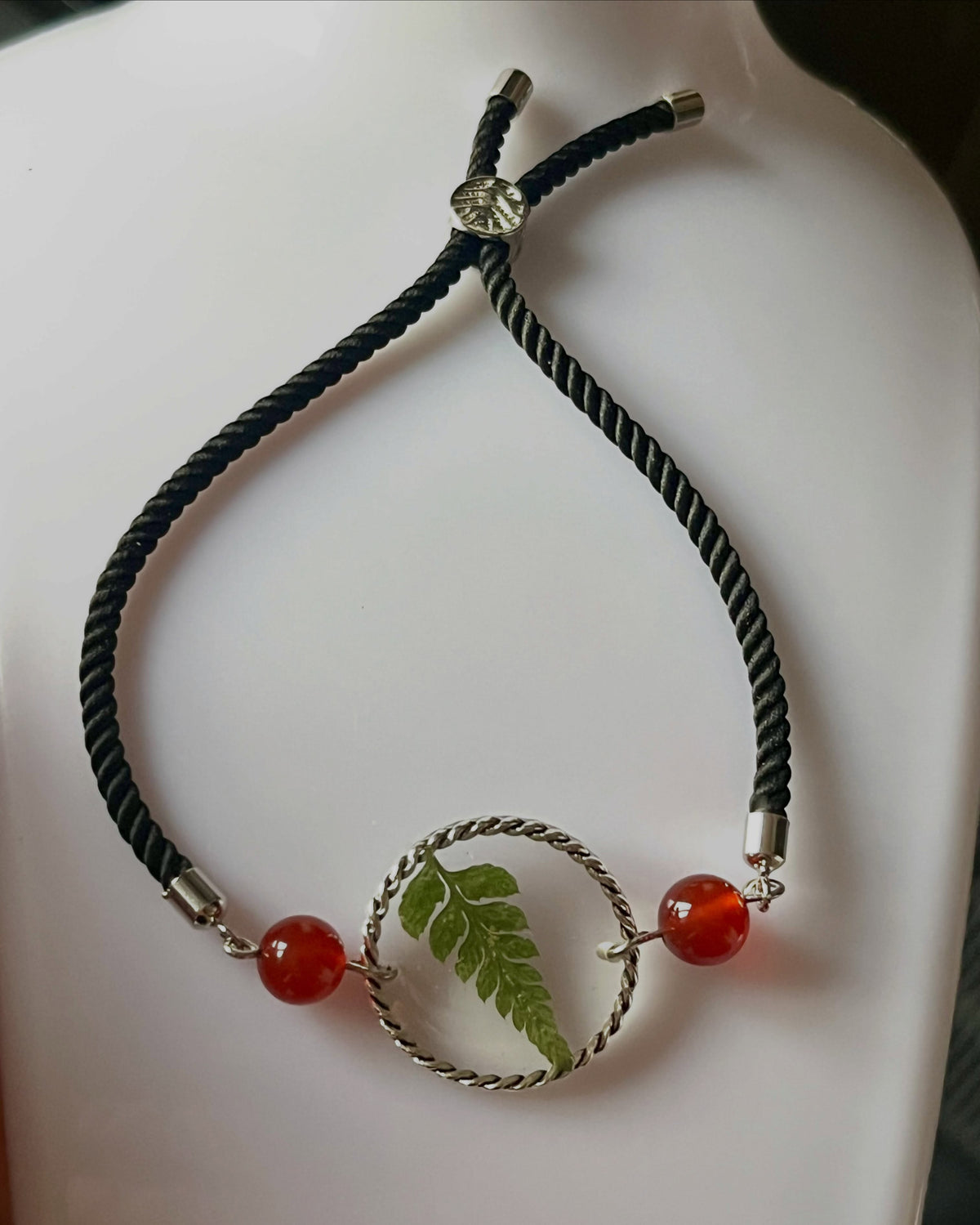 Bracelet Fougère & Cornaline
