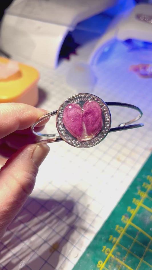 Bracelet manchette Cœur de Marie